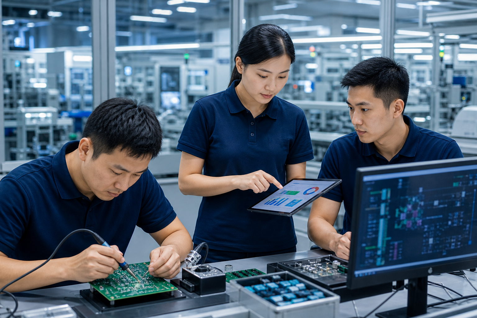 合肥视研电子科技 — 中国工程师在高科技电子工厂